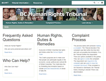 Tablet Screenshot of bchrt.bc.ca